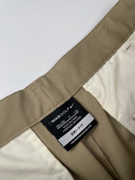 Мужские брюки для гольфа со складками, бежевые, дрифт NIKE GOLF, размер 30x30