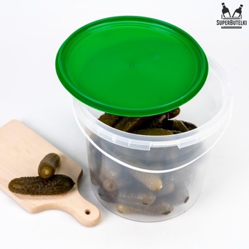 ВЕДРО 5Л ПЛАСТИКОВЫЙ КОНТЕЙНЕР ДЛЯ ЕДЫ