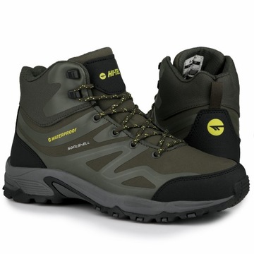 Buty męskie, zimowe HI TEC HENDON MID WP SOFTSHELL