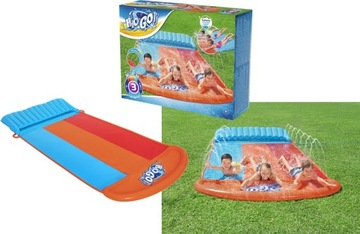 Тройная водная горка детская 4.88 BESTWAY 52479