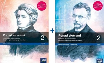 Ponad słowami 2 podręcznik cz 1 i 2 Nowa Era 2020 Wwa