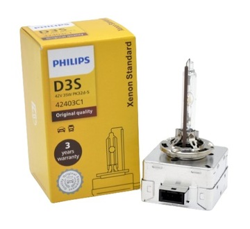 Żarnik Żarówka Palnik Xenon Philips D3S 35W 42V ORYGINAŁ NOWY 1 szt