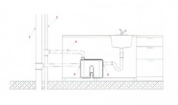 ЖИРООТДЕЛИТЕЛЬ MOT 0,5 Л ПОД РАКОВИНОЙ