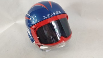 ЛЫЖНЫЙ ШЛЕМ LANGE размер 56 СО ВСТРОЕННЫМИ ОЧКАМИ