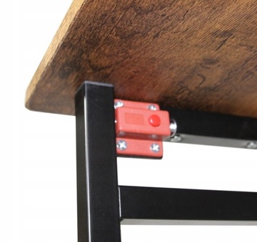 STOLIK SKŁADANY BIURKO KOMPUTEROWE POD LAPTOPA LEKKIE LOFT VINTAGE