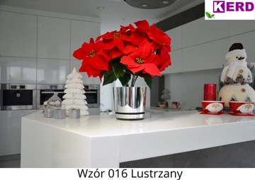 21 Doniczka z podstawką wzór LUSTRZANY połysk zdobienie lustro efek glamour