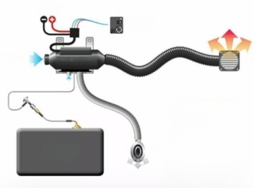 Парковочный обогреватель 2kW 12V Heater Oil Full Assembly Kit +Pilot