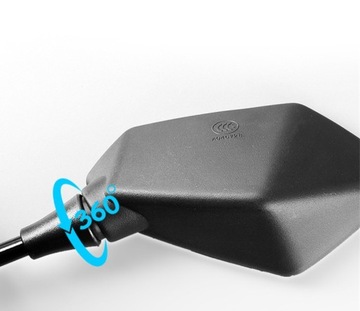 LUSTERKA WSTECZNE NIWERSALNE DUŻE QUAD ATV MOTOCYKL M8