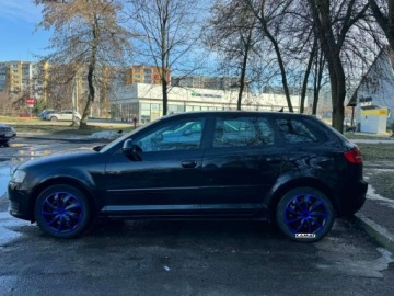 Audi A3 8P Hatchback 3d 2.0 TDI PD 140KM 2008 Audi A3 Sportback Audi A3 Sportback 2,0 Diesel Bogate Wyposazenie Hak Zami, zdjęcie 3