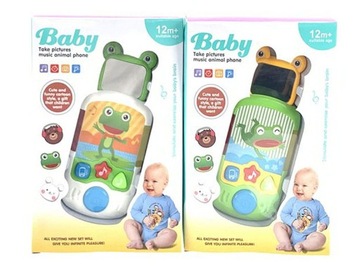ОБРАЗОВАТЕЛЬНЫЙ ТЕЛЕФОН ДЛЯ МАЛЫШЕЙ СВЕТОВАЯ ЗВУКОВАЯ ЛЯГУШКА
