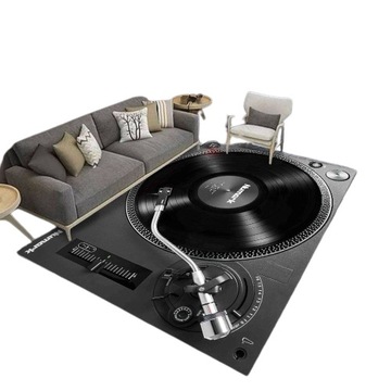 DYWAN SUPER Z EFEKTEM 3D GRAMOFON MUZYKA 120x160