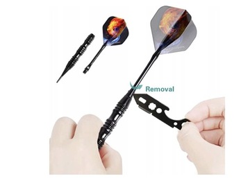 НАБОР ИЗ 12 ДРОТИЦ, ДРОТИКОВ, 100 наконечников, 42 перья