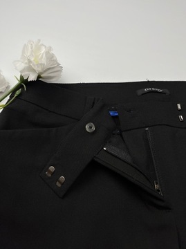 Eleganckie spodnie damskie w kant proste czarne wizytowe ORSAY r. 38 (M)