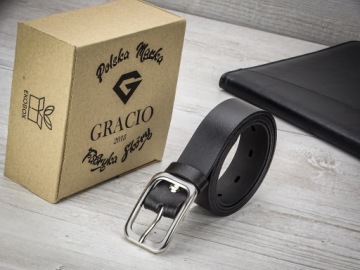 Элегантный женский узкий кожаный ремень GRACIO