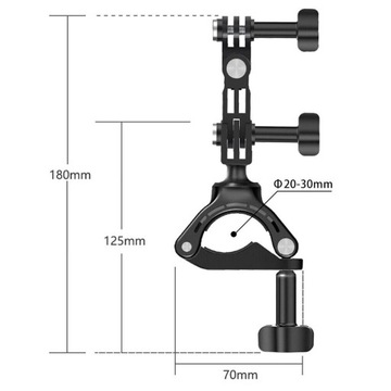 ВРАЩАЮЩЕЕСЯ НА 360 ВЕЛОСИПЕД КРЕПЛЕНИЕ для руля GOPRO