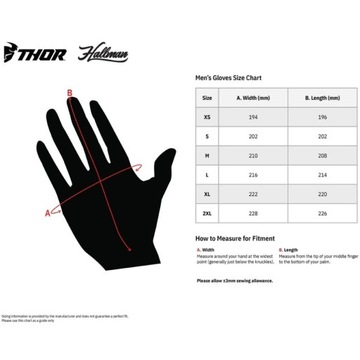 RĘKAWICE THOR SECTOR CZARNE NA CROSSA MX ENDURO L