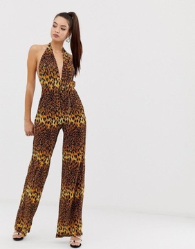 Asos Design XXH prb KOMBINEZON ANIMAL PRINT XXS