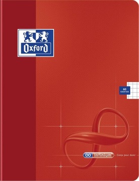 ZESZYT OXFORD INFINIUM A4 60 KARTEK KRATKA