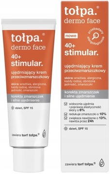UJĘDRNIAJĄCY KREM PRZECIWZMARSZCZKOWY Z FILTREM SPF15 Tołpa Stimular 40+