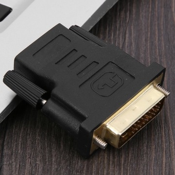 do DVI 24 + 1Pin męski konwerter kabel Adapter złą