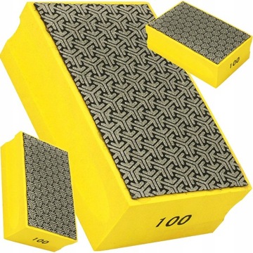 KOSTKA POLERSKA DIAMENTOWA POLEROWANIA RĘCZNEGO GRESU GRANITU KAMIENIA G100