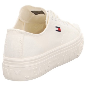 TOMMY JEANS FLATFORM TRAMPKI DAMSKIE LOGO 39 1KCF