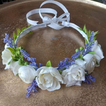 ВЕНОК ДЛЯ ПРИЧАСТИЯ ИСКУССТВЕННЫЕ ЦВЕТЫ