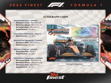 Hobbies Box F1 Лучший 2024 Topps Formula 1 Гарантированная реликвическая карта