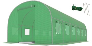 TUNEL FOLIOWY 18m2 OGRODOWY SZKLARNIA 6x3m UV-4