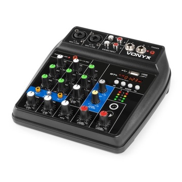 Аналоговый аудиомикшер VMM100 с USB/BT Vonyx