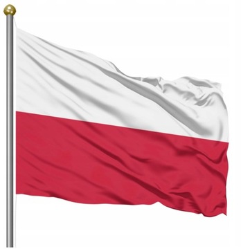 Flaga Polski Polska Narodowa na Maszt 200x125 CM + 3 oczka PRODUCENT