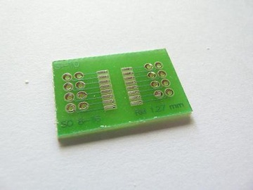 Płytka S-10 Adapter SO 8-16 Raster 1,27mm