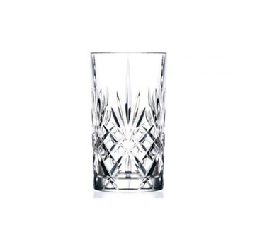 ХРУСТАЛЬНЫЕ СТАКАНЫ ДЛЯ ЛОНГ ДРИНКОВ 360МЛ RCR MELODIA