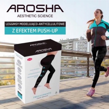 Arosha Leginsy Wyszczuplajace Push Up ORYGINAŁ Roz: L