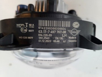 HALOGEN LED MINI COOPER F54 F55 FACELIFT LEVÝ