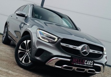 Mercedes GLC C253 Coupe Facelifting 2.0 200d 163KM 2021 Mercedes-Benz GLC MultiLED Szyber Alu18 Kamera Blis Virtual Navi Serwis Pi