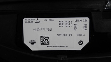 BMW IX I20 SVĚTLO PRAVÁ KOMPLETNÍ LASER EVROPA 9851808