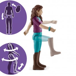 SCHLEICH 42541 КЛУБ FOX RIDER AND STORM HORSE CLUB