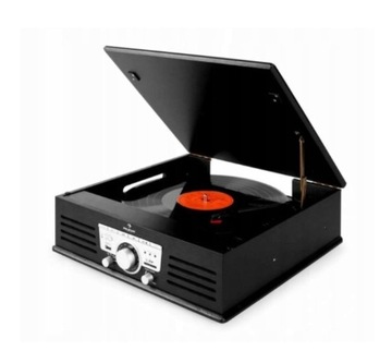 Gramofon z Radiem Auna TT-92B FM USB SD Wada Opis Ł190