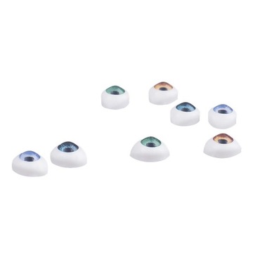 Back Plastic Eyes 5mm Iris for Porcelain or Reborn Dolls Making DIY