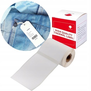 Phomemo White Stickers Тепловые этикетки для M110 M120 M200 50x70 мм 110 ПК