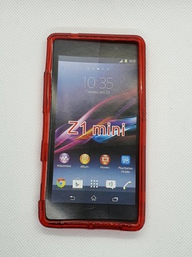 Etui silikonowe case Sony Xperia Z1 mini wyp.