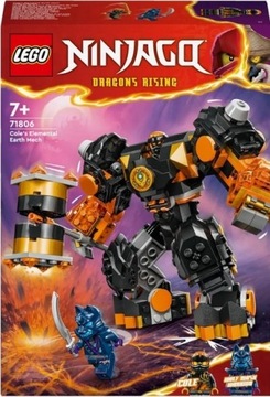 Klocki Lego Ninjago 71806 - Mech żywiołu ziemi Cole'a 240 elementów