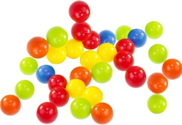 PIŁKI DO SUCHEGO BASENU 6cm 100szt Mochtoys KOLOROWE PUDEŁKO