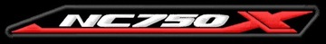 Naszywka dla fanów Honda NC 750X haftowana z termofolią NC750 NC750X