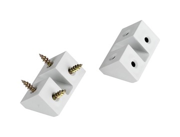 КОМАНДОРЕК МЕБЕЛЬНЫЙ УГЛОВОЙ ПОЛОЧНЫЙ КРОНШТЕЙН, СЕРЫЙ