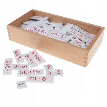 Montessori Matematyka Material Drewniany Podział