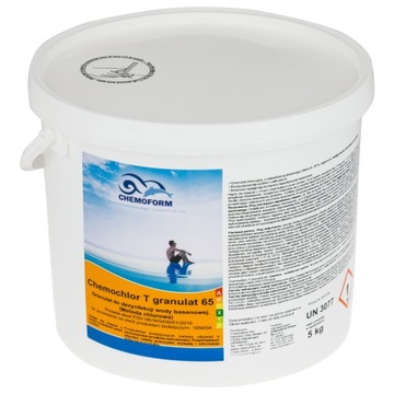 Chemochlor T granulat 65 - 5kg chemia basen