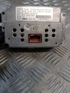 DISPLEJ NAVIGACE PEUGEOT 607 9631241080