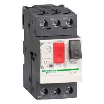 Schneider Electric Wyłącznik silnikowy GV2ME napęd przyciskowy 4..6,3 A